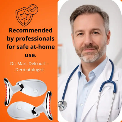 Luméa™ - Masseur Visage & Cou 7 Couleurs LED – Anti-Rides